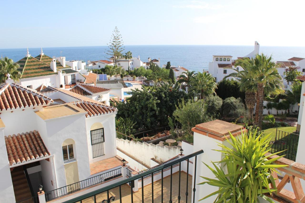 Playa Burriana, Tva Terasser, Havsutsikt, Pool Nerja Bagian luar foto